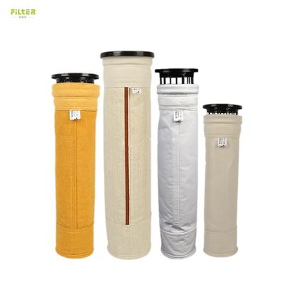 High Temperature Fiberglass PTFE Dust Collector Filter Bag For Air Filter