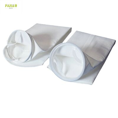 Durable Liquid Filter Bag constructed from Nylon Polyester and Polypropylene with smooth filament and no material drop off for liquid filtration