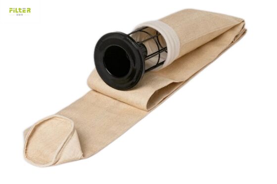 Industrial Nomex PTFE Filter Bag Featuring Superior Air Permeability and Resistance to Abrasion Acid and Alkali for Dust Filtration