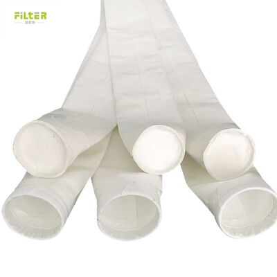 Industrial Grade Polyester Baghouse Filter Bags with Singeing and Calendering Finish Treatment for Enhanced Dust Filtration Efficiency