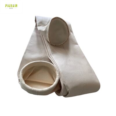 Fiberglass Filter Bag Featuring Heat Set and Calendering Finish Treatments for Enhanced Durability and Dust Filtration