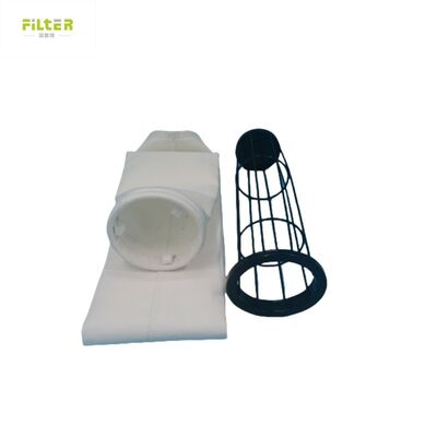 High Temperature Filter Bags Polyester Nomex PTFE PPS P84 Fiberglass Industrial Felt for Dust Collection Cement Coal Mine Steel Plant