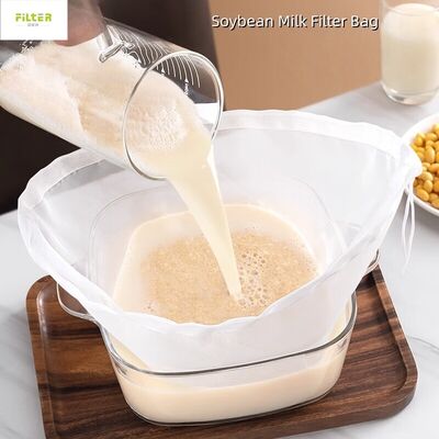 Washable Liquid Filter Bag made from high density nylon mesh ideal for juice milk cheese and liquid food filtration applications