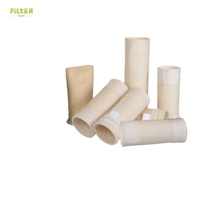 Industrial Aramid Filter Bag Featuring Needle Punched Felt and Reinforced Bottom for Enhanced Dust Collection Efficiency
