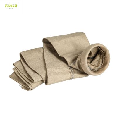 Industrial High Temperature Filter Bags Made from Needle Punched Polyester Felt with Reinforced Bottom for Dust Collection