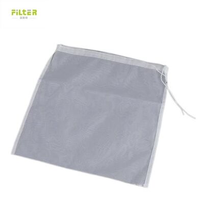 Liquid Filter Bag Durable Nylon Mesh Food Grade Material Reusable Design Fine Mesh Straining Multiple Micron Options Drawstring Closure