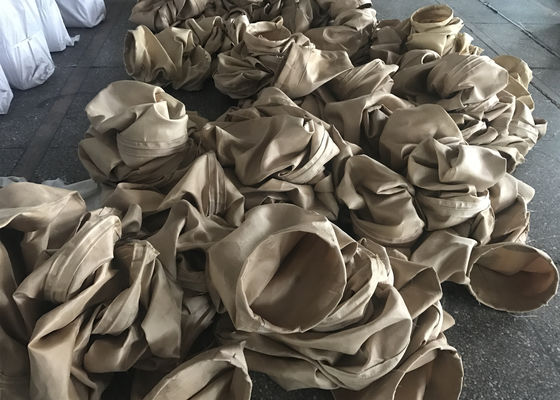 Oil&Water Repellent Fiberglass Filter Bag 630GSM Customized Length