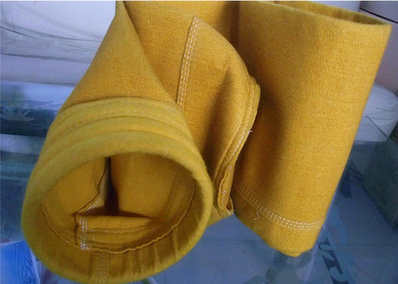 Industry P84 Dust Collector Filter Bags With PTFE Membrane 500~550 GSM