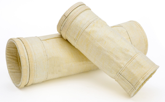 PTFE Membrane Fibreglass  Filter Bag / 800GSM Needle Felt Filter Bags