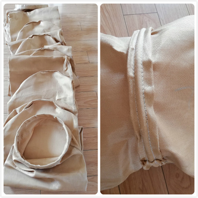 Durable High Temperature Filter Bags Fibreglass Oil Water Repellent Filter Bag