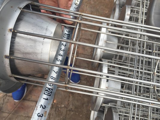 Professional Dust Collector Bag Supporting Cages With Venturi Tube