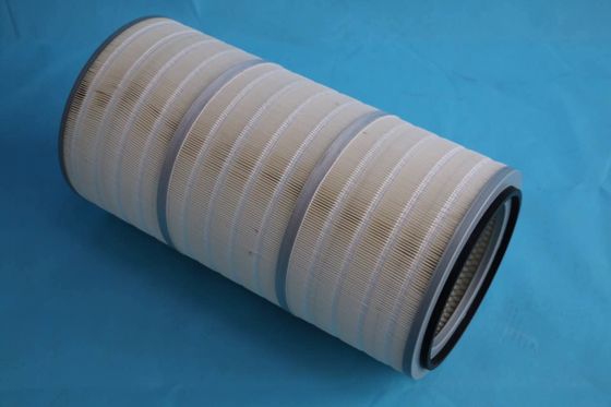 High Efficiency Polyester Dust Filter Cartridge Good Abrasion Resistance