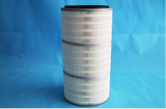 High Efficiency Polyester Dust Filter Cartridge Good Abrasion Resistance
