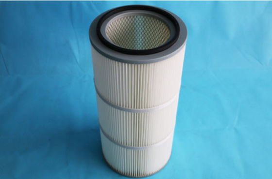 Professional Polyester Dust Filter Cartridge With PTFE Membrane Easy To Install