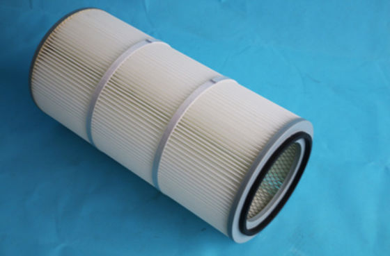 Professional Polyester Dust Filter Cartridge With PTFE Membrane Easy To Install