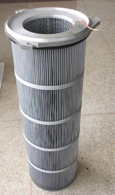 Three-lugs dust collector filter cartridge for wood processing and pigment industry