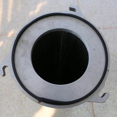 Three-lugs dust collector filter cartridge for wood processing and pigment industry