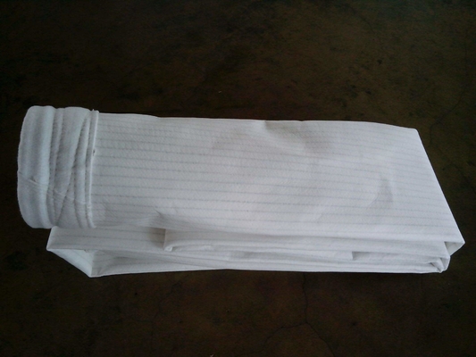 Anti - Static Cement Dust Collector Bags Polyester 450GSM~550GSM Oem Service