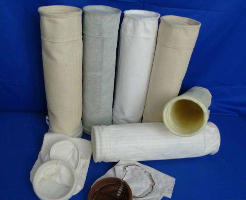 Air Pocket  Polypropylene Needle Felt Filter Bags 1000mm~8000mm Length