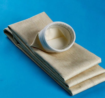 High Efficiency Nomex With PTFE Membrane Filter Bag 450GSM~550GSM