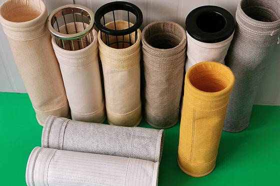 High Performance Polyester Filter Bag / Cement Plant Filter Bags 2mm Thickness