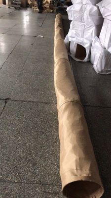 High temperature resistance Oil& Water Repellent Fiberglass Dust Filter Bag