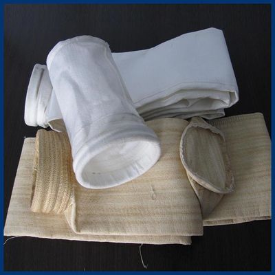 Non - Woven PP Felt Filter Bags Customized Size For Dust Filtration