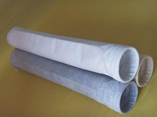 550gsm Felt Filter Bags PTFE Membrane Easy Cleaning For Power Plant