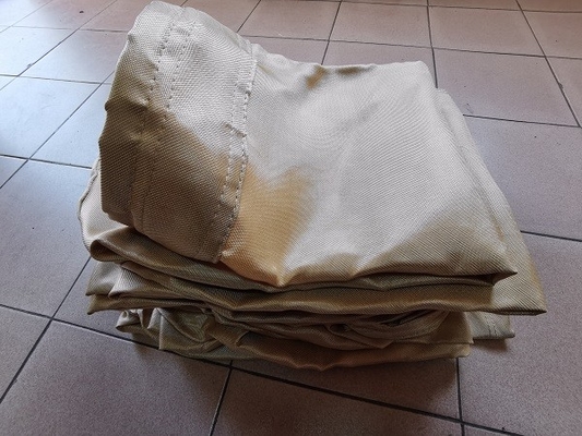 High Temperature Fibreglass Oil & Water Repellent Filter Bag For Cement Plant