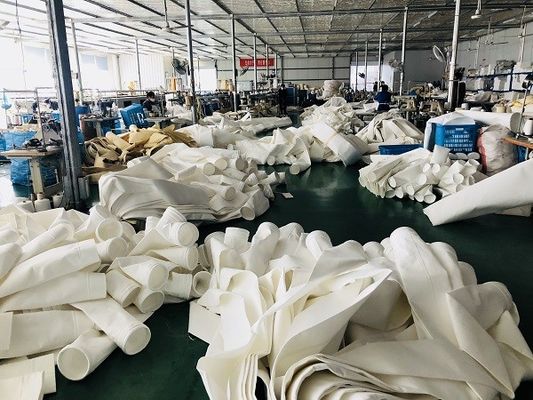 Non Woven Polyester With PTFE Membrane Filter Cloth Dust Colletor Bag Use