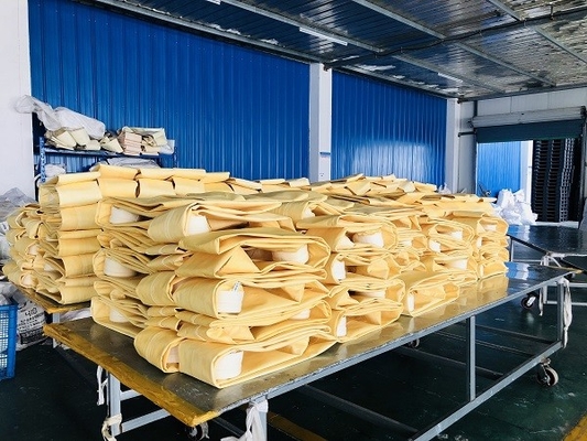 550gsm Arcylic Filter Bag For Cement Plant High Alkaline Resistant