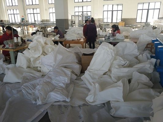 Customized Zipper White Polyester Liquid Filter Bag For Water Treatment