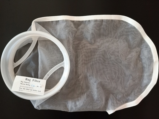 Water Purification Coffee Liquid Filter Bag Zinc Plated Top 1200um Micron
