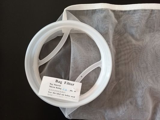 Water Purification Coffee Liquid Filter Bag Zinc Plated Top 1200um Micron