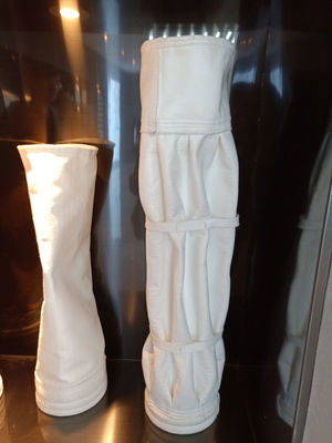 Polyester PPS Nomex P84 Star Pleated Filter Bag For Reversed Dust Collector