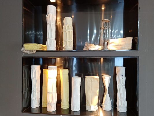 Polyester PPS Nomex P84 Star Pleated Filter Bag For Reversed Dust Collector