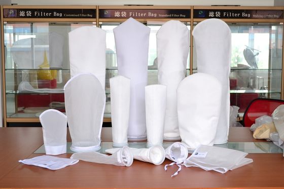 125Micron Polypropylene Hot Melt Nylon Filter Bag For Liquid Filtration