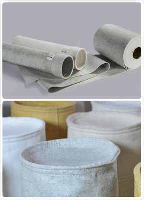 Dust Treatment Industrial Filter Cloth / Dust Collector Filter Bag Material