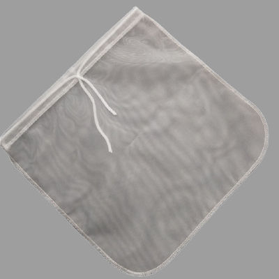 Food Grade 25 Micron Nylon Filter Bag For Liquid Filtration Sewn Technology