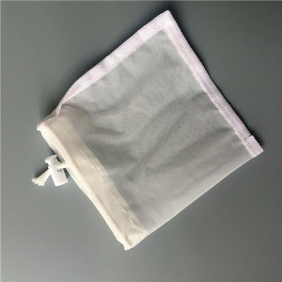 Food Grade 25 Micron Nylon Filter Bag For Liquid Filtration Sewn Technology