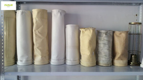 Nomex PPS P84 Non Woven PTFE Filter Bag For Industrial Bag Filter