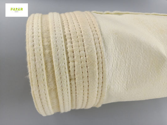 Plain Weave Fiberglass Filter Bag PTFE Coated 746G/M2 Customized