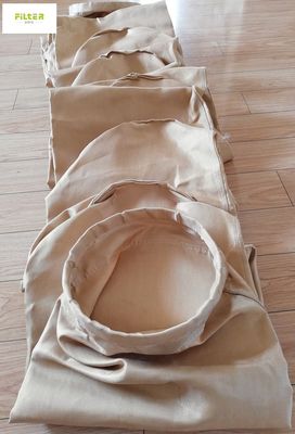 High Temperature Fiberglass Filter Bags For Cement Dust Steel Dust