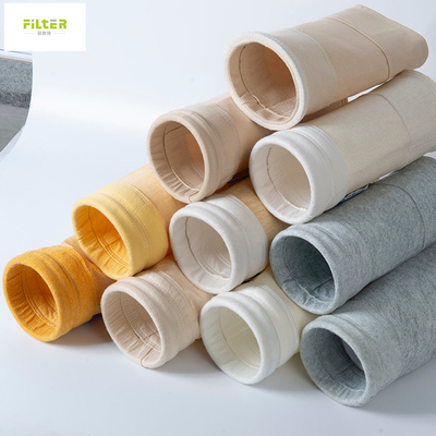 Asphalt Mixer Plant Nomex Cylinder Filter Bag 1.8 - 2.0mm