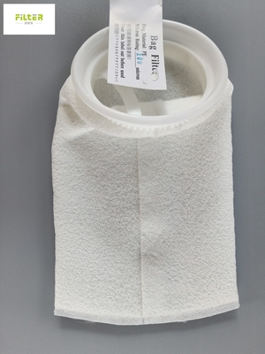 0.5 - 300um Liquid PP PE Nylon Filter Bag With Hot Melt Body