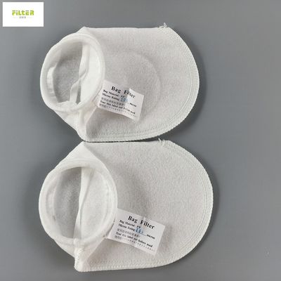0.5 - 300um Liquid PP PE Nylon Filter Bag With Hot Melt Body