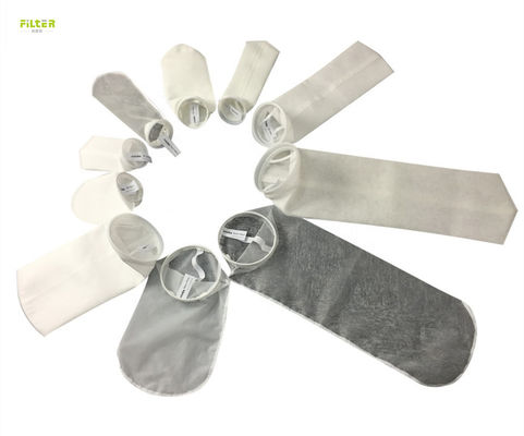 Nylon PE Liquid Filter Bag With Plasic Or SS304 RING