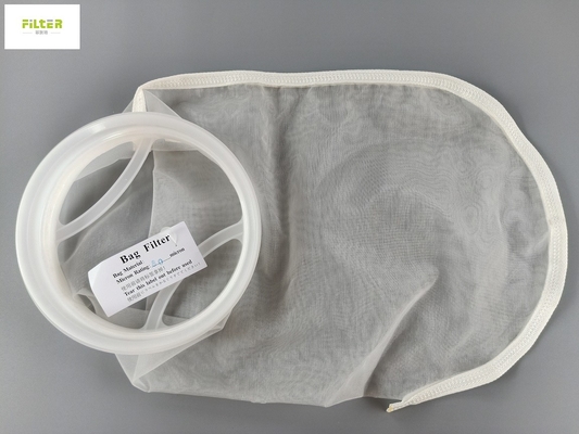 80 Um Nylon Liquid Filter Bag Abrasion Resistant Customized