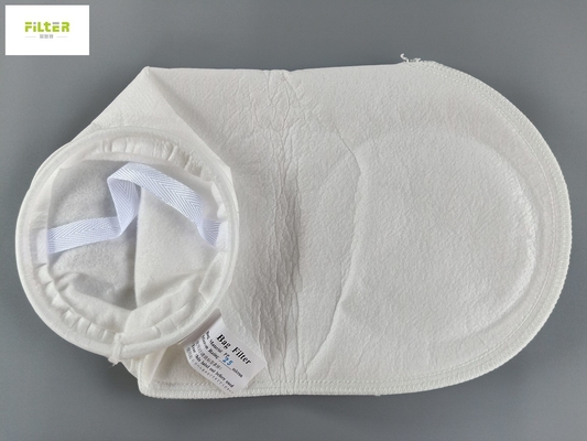 Sewing Thread Liquid Filter Bag With SS304 Ring 25 Micron PP
