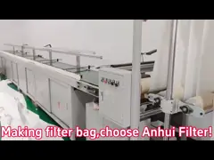 550GSM Polyester Filter Bag PTFE Membrane For Cement Power Steel Plant